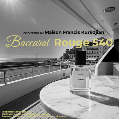 MONACO – Inspirerad av Maison Francis Kurkdjian Baccarat Rouge 540