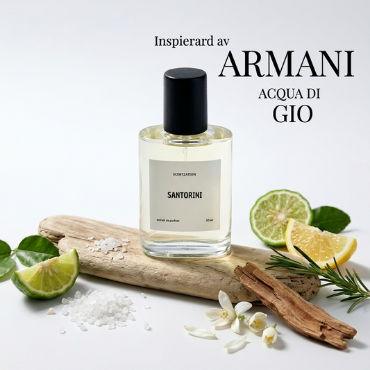 NYHET: SANTORINI - Inspirerad av Armani - Acqua Di Gio