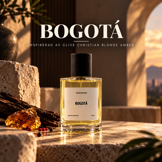 NYHET: BOGOTÁ – Inspirerad av Clive Christian Blonde Amber